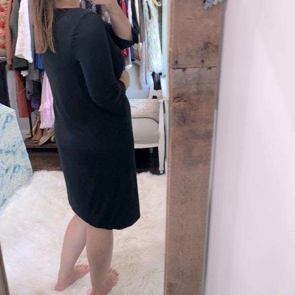 J Jill Wearever collection black dress size medium - Picture 3 of 6